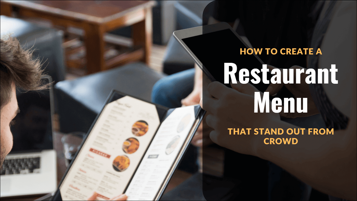 Restaurant menu design ideas