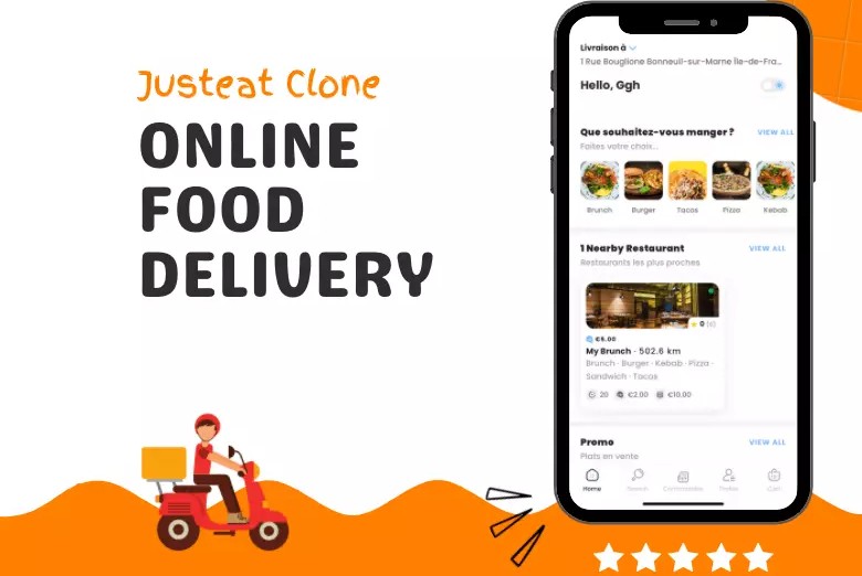Justeat clone app solution by Shopurfood.